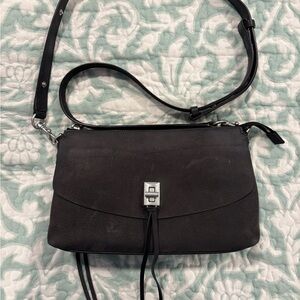 Rebecca Minkoff Gray Suede Crossbody Bag
